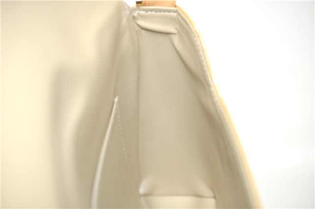 Auth Louis Vuitton Vernis Thompson Street Shoulder Bag Yellow M91008 LV 8774D