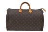 Authentic Louis Vuitton Monogram Speedy 40 Hand Boston Bag M41522 LV 8775D