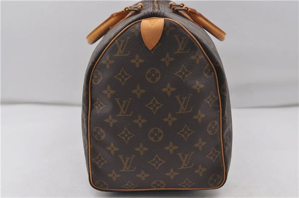 Authentic Louis Vuitton Monogram Speedy 40 Hand Boston Bag M41522 LV 8775D