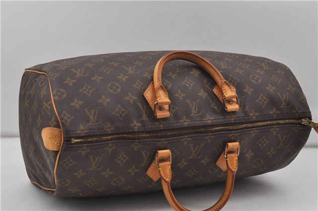Authentic Louis Vuitton Monogram Speedy 40 Hand Boston Bag M41522 LV 8775D