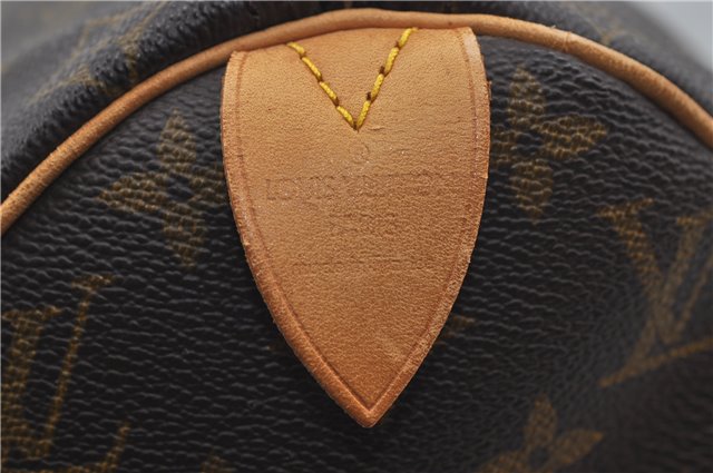 Authentic Louis Vuitton Monogram Speedy 40 Hand Boston Bag M41522 LV 8775D