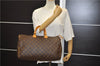 Authentic Louis Vuitton Monogram Speedy 40 Hand Boston Bag M41522 LV 8775D