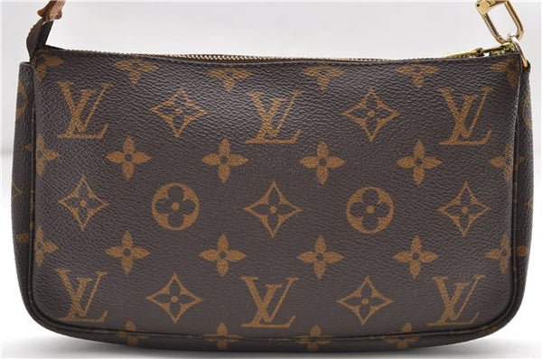 Authentic Louis Vuitton Monogram Pochette Accessoires Pouch M51980 LV 8776D