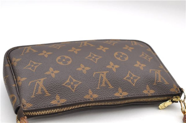 Authentic Louis Vuitton Monogram Pochette Accessoires Pouch M51980 LV 8776D