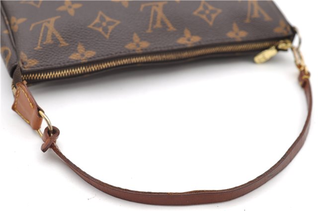 Authentic Louis Vuitton Monogram Pochette Accessoires Pouch M51980 LV 8776D
