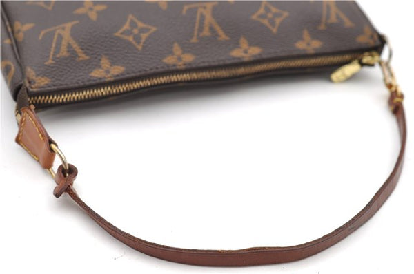 Authentic Louis Vuitton Monogram Pochette Accessoires Pouch M51980 LV 8776D