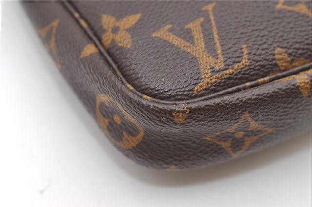 Authentic Louis Vuitton Monogram Pochette Accessoires Pouch M51980 LV 8776D