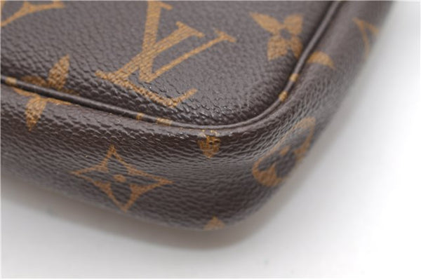 Authentic Louis Vuitton Monogram Pochette Accessoires Pouch M51980 LV 8776D