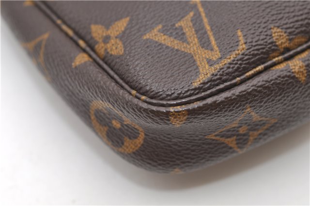 Authentic Louis Vuitton Monogram Pochette Accessoires Pouch M51980 LV 8776D