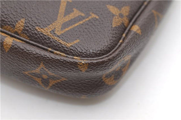 Authentic Louis Vuitton Monogram Pochette Accessoires Pouch M51980 LV 8776D