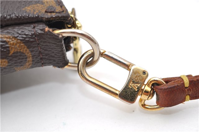 Authentic Louis Vuitton Monogram Pochette Accessoires Pouch M51980 LV 8776D