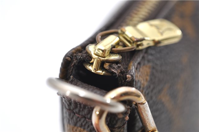 Authentic Louis Vuitton Monogram Pochette Accessoires Pouch M51980 LV 8776D