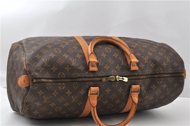 Authentic Louis Vuitton Monogram Keepall 50 Travel Boston Bag M41426 LV 8778F