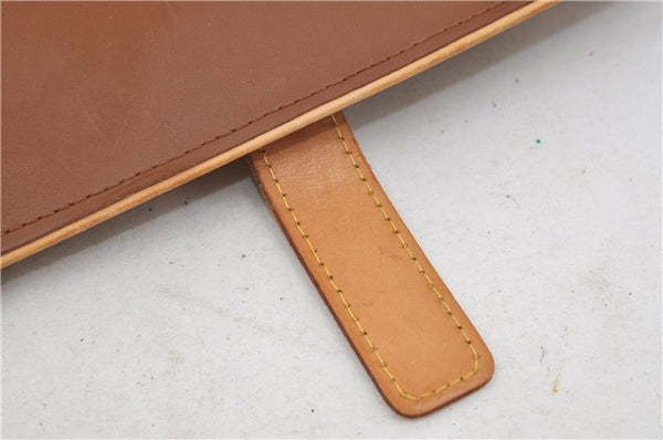 Auth Louis Vuitton Vernis Christie GM Shoulder Bag Brown M91107 LV Junk 8779D