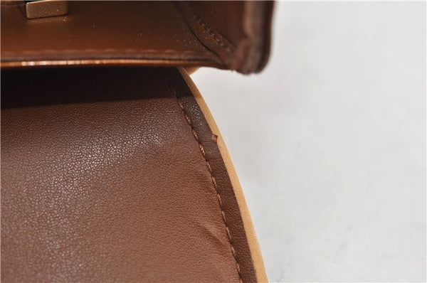 Auth Louis Vuitton Vernis Christie GM Shoulder Bag Brown M91107 LV Junk 8779D