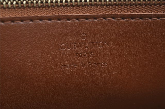 Auth Louis Vuitton Vernis Christie GM Shoulder Bag Brown M91107 LV Junk 8779D