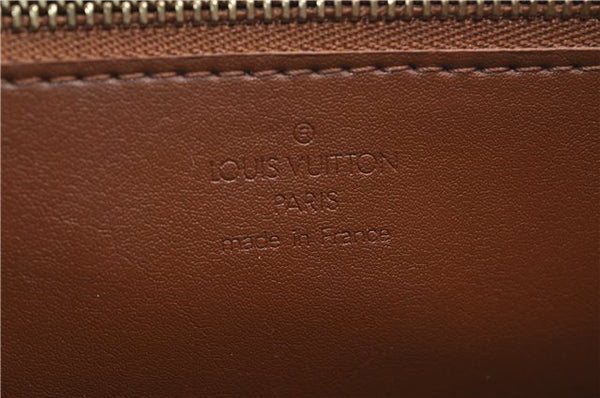 Auth Louis Vuitton Vernis Christie GM Shoulder Bag Brown M91107 LV Junk 8779D