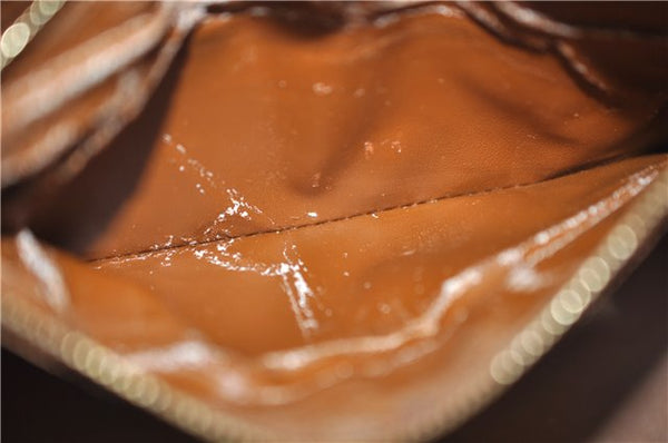 Auth Louis Vuitton Vernis Christie GM Shoulder Bag Brown M91107 LV Junk 8779D