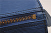 Authentic Louis Vuitton Epi Speedy 30 Hand Boston Bag Purse Blue M43005 LV 8780D