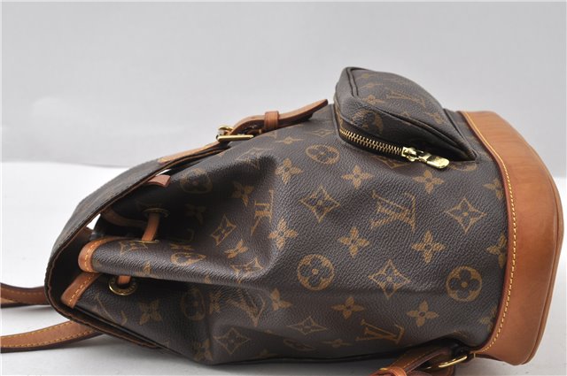 Authentic Louis Vuitton Monogram Montsouris MM Backpack M51136 LV 8780F