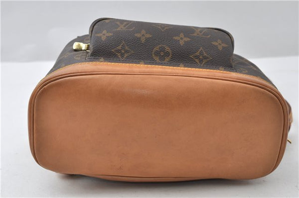 Authentic Louis Vuitton Monogram Montsouris MM Backpack M51136 LV 8780F