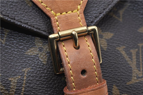 Authentic Louis Vuitton Monogram Montsouris MM Backpack M51136 LV 8780F