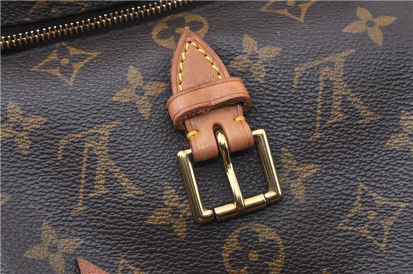 Authentic Louis Vuitton Monogram Montsouris MM Backpack M51136 LV 8780F