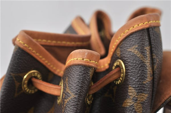 Authentic Louis Vuitton Monogram Montsouris MM Backpack M51136 LV 8780F