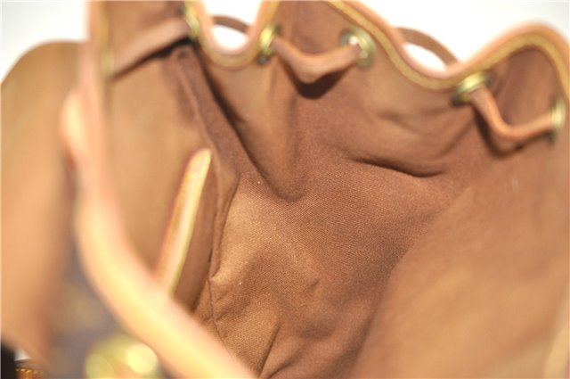 Authentic Louis Vuitton Monogram Montsouris MM Backpack M51136 LV 8780F