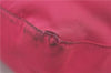 Authentic PRADA Vintage Nylon Tessuto Leather 2Way Shoulder Tote Bag Pink 8781E