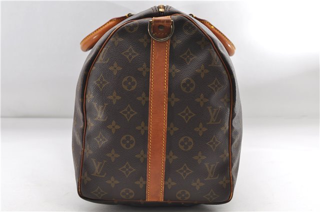 Auth Louis Vuitton Monogram Keepall Bandouliere 50 Boston Bag M41416 LV 8784D