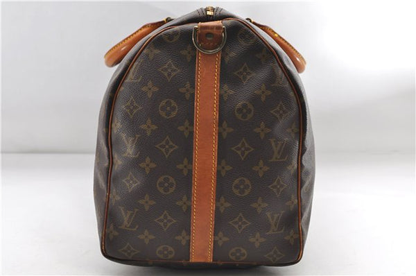 Auth Louis Vuitton Monogram Keepall Bandouliere 50 Boston Bag M41416 LV 8784D