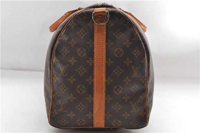 Auth Louis Vuitton Monogram Keepall Bandouliere 50 Boston Bag M41416 LV 8784D