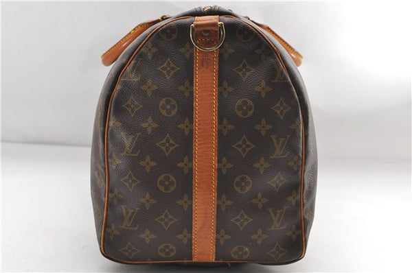 Auth Louis Vuitton Monogram Keepall Bandouliere 50 Boston Bag M41416 LV 8784D