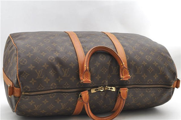 Auth Louis Vuitton Monogram Keepall Bandouliere 50 Boston Bag M41416 LV 8784D