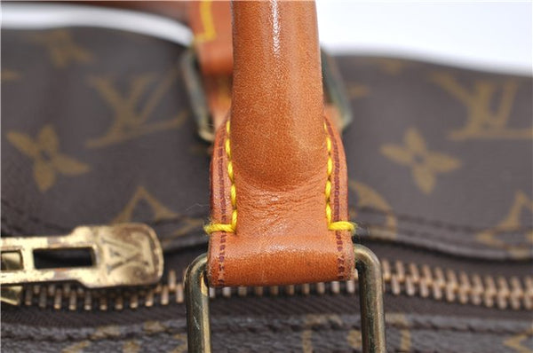 Auth Louis Vuitton Monogram Keepall Bandouliere 50 Boston Bag M41416 LV 8784D