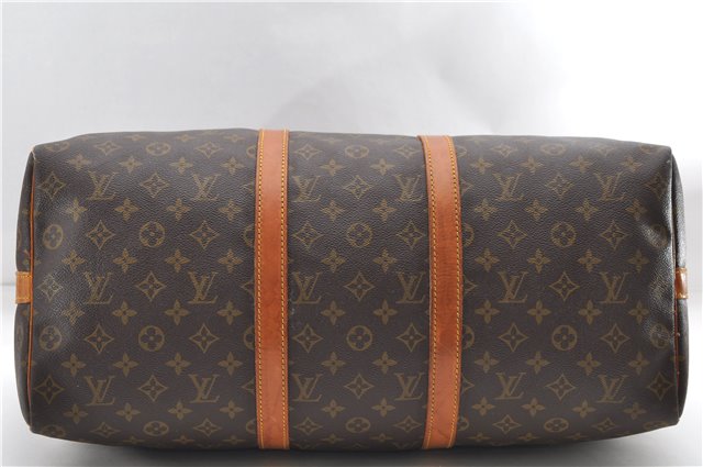 Auth Louis Vuitton Monogram Keepall Bandouliere 50 Boston Bag M41416 LV 8784D