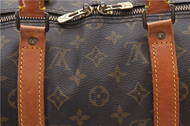 Auth Louis Vuitton Monogram Keepall Bandouliere 50 Boston Bag M41416 LV 8784D