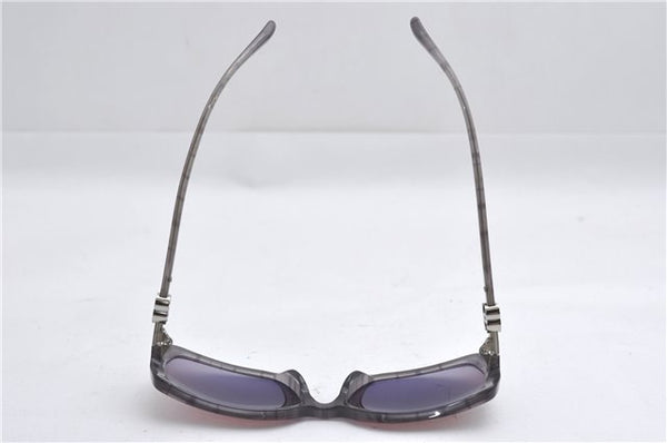 Authentic CHANEL Sunglasses Check Pattern CoCo Mark Plastic Gray 8784E