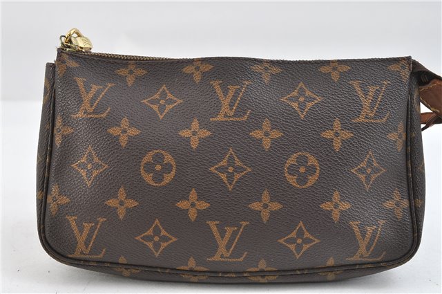 Authentic Louis Vuitton Monogram Pochette Accessoires Pouch M51980 LV 8787C