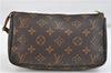 Authentic Louis Vuitton Monogram Pochette Accessoires Pouch M51980 LV 8787C