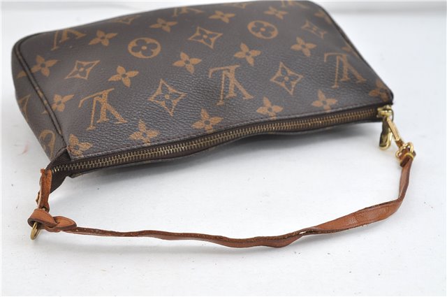 Authentic Louis Vuitton Monogram Pochette Accessoires Pouch M51980 LV 8787C