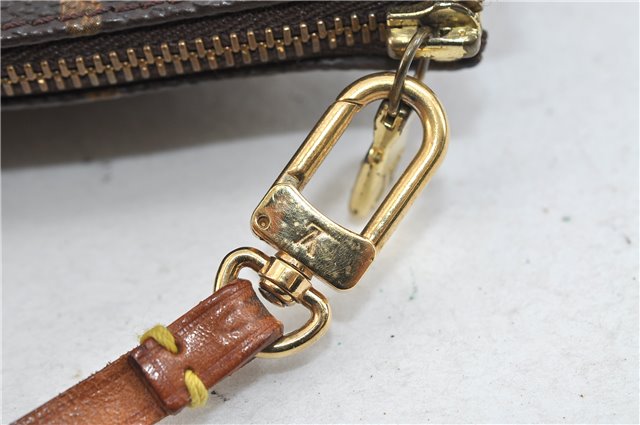 Authentic Louis Vuitton Monogram Pochette Accessoires Pouch M51980 LV 8787C