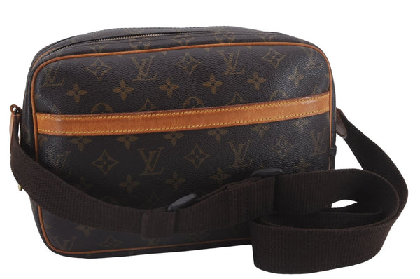 Auth Louis Vuitton Monogram Reporter PM Shoulder Cross Body Bag M45254 LV 8788D