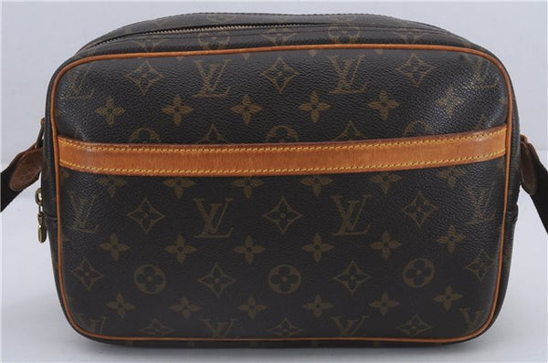 Auth Louis Vuitton Monogram Reporter PM Shoulder Cross Body Bag M45254 LV 8788D