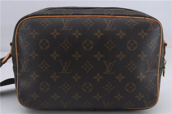 Auth Louis Vuitton Monogram Reporter PM Shoulder Cross Body Bag M45254 LV 8788D