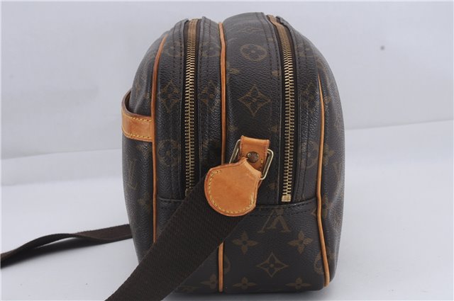 Auth Louis Vuitton Monogram Reporter PM Shoulder Cross Body Bag M45254 LV 8788D