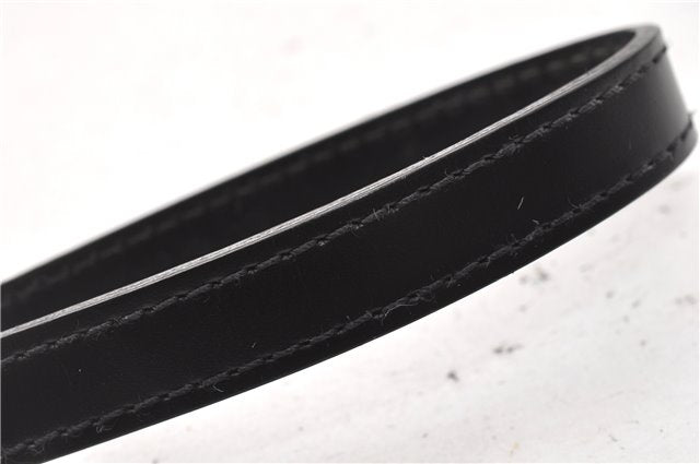 Auth Louis Vuitton Epi Pochette Sellier Dragonne Clutch Bag M52612 Black 8788F