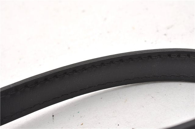 Auth Louis Vuitton Epi Pochette Sellier Dragonne Clutch Bag M52612 Black 8788F