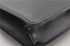 Auth Louis Vuitton Epi Pochette Sellier Dragonne Clutch Bag M52612 Black 8788F